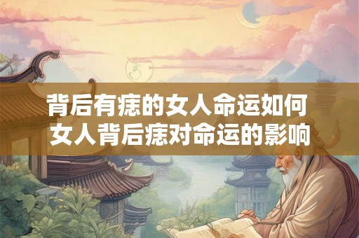 背后有痣的女人命运如何 女人背后痣对命运的影响