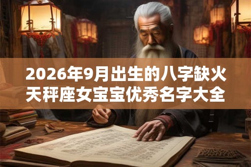 2026年9月出生的八字缺火天秤座女宝宝优秀名字大全 2026年9月出生的八字缺火天秤座女宝宝优秀名字大全