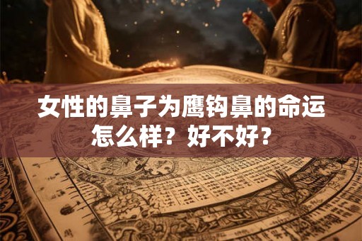 女性的鼻子为鹰钩鼻的命运怎么样？好不好？