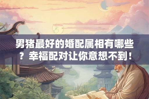 男猪最好的婚配属相有哪些?幸福配对让你意想不到! 男猪最好的婚配属相有哪些?幸福配对让你意想不到!