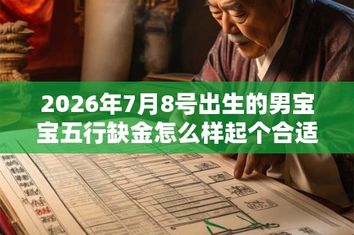 2026年7月8号出生的男宝宝五行缺金怎么样起个合适的名字 2026年7月8号出生的男宝宝五行缺金怎么样起个合适的名字