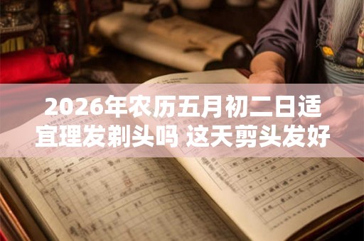 2026年农历五月初二日适宜理发剃头吗 这天剪头发好吗