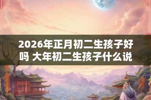 2026年正月初二生孩子好吗 大年初二生孩子什么说法