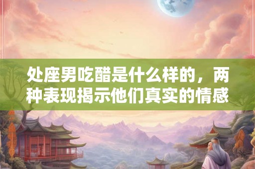 处座男吃醋是什么样的，两种表现揭示他们真实的情感