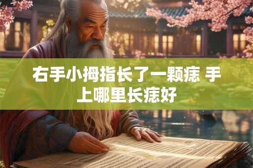 右手小拇指长了一颗痣 手上哪里长痣好