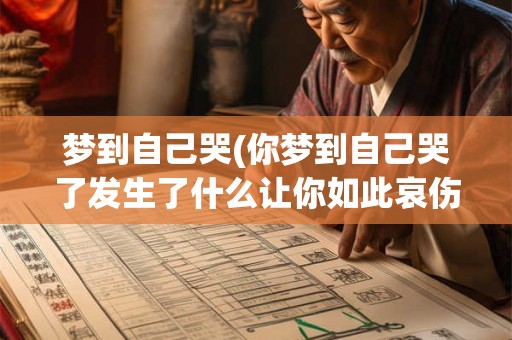 梦到自己哭(你梦到自己哭了发生了什么让你如此哀伤)