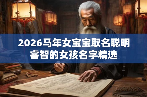 2026马年女宝宝取名聪明睿智的女孩名字精选