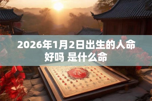 2026年1月2日出生的人命好吗 是什么命 2026年1月2日出生的人命好吗 是什么命