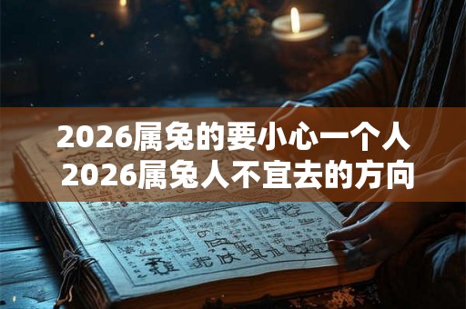 2026属兔的要小心一个人 2026属兔人不宜去的方向