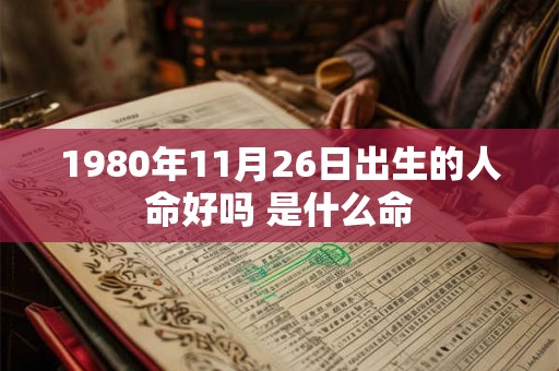 1980年11月26日出生的人命好吗 是什么命 1980年11月26日出生的人命好吗 是什么命