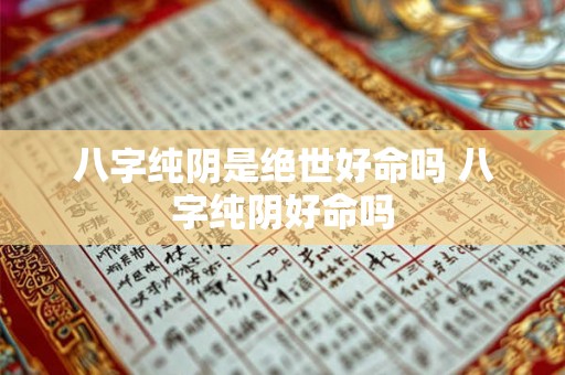 八字纯阴是绝世好命吗 八字纯阴好命吗 八字纯阴是绝世好命吗 八字纯阴好命吗