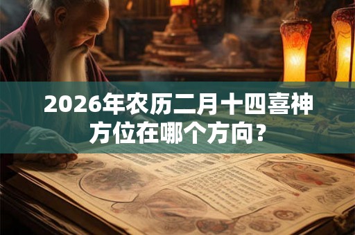 2026年农历二月十四喜神方位在哪个方向? 2026年农历二月十四喜神方位在哪个方向?