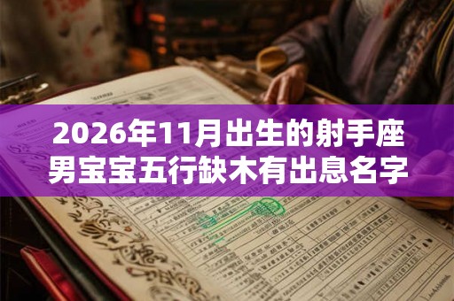 2026年11月出生的射手座男宝宝五行缺木有出息名字精选