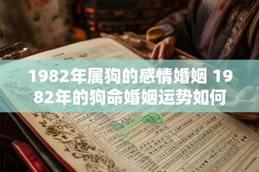 1982年属狗的感情婚姻 1982年的狗命婚姻运势如何 1982年属狗的感情婚姻 1982年的狗命婚姻运势如何