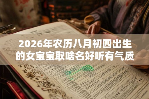 2026年农历八月初四出生的女宝宝取啥名好听有气质 2026年农历八月初四出生的女宝宝取啥名好听有气质