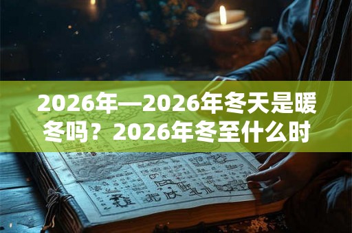 2026年—2026年冬天是暖冬吗？2026年冬至什么时候？