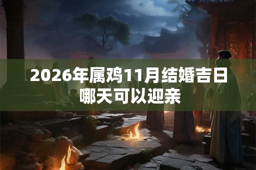 2026年属鸡11月结婚吉日 哪天可以迎亲 2026年属鸡11月结婚吉日 哪天可以迎亲