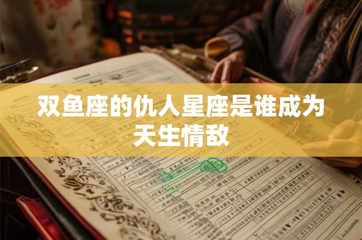 双鱼座的仇人星座是谁成为天生情敌 双鱼座的仇人星座是谁成为天生情敌