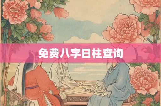免费八字日柱查询