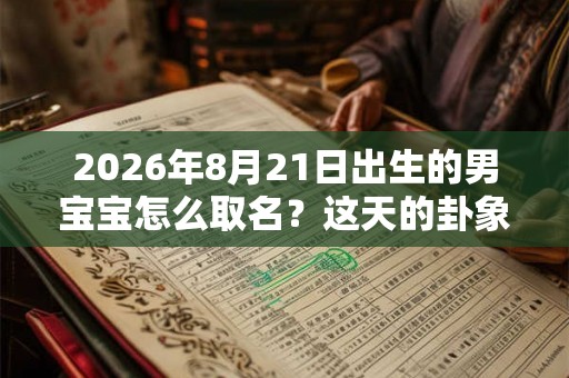 2026年8月21日出生的男宝宝怎么取名？这天的卦象好吗？