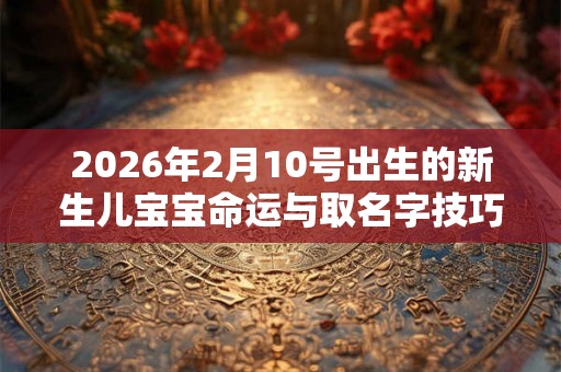 2026年2月10号出生的新生儿宝宝命运与取名字技巧