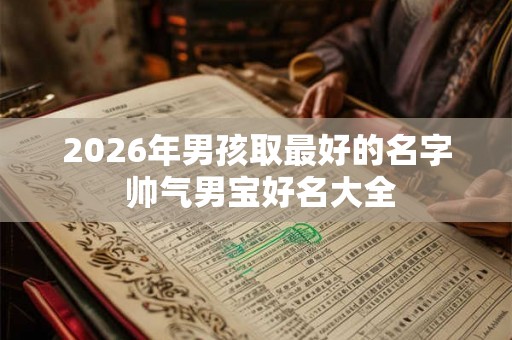 2026年男孩取最好的名字 帅气男宝好名大全