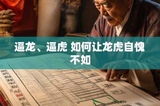 逼龙、逼虎 如何让龙虎自愧不如 逼龙、逼虎 如何让龙虎自愧不如