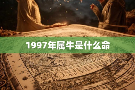 1997年属牛是什么命