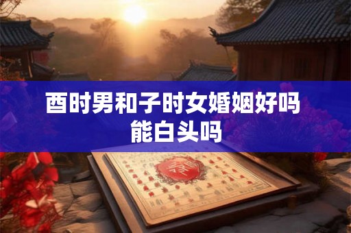 酉时男和子时女婚姻好吗 能白头吗 酉时男和子时女婚姻好吗 能白头吗