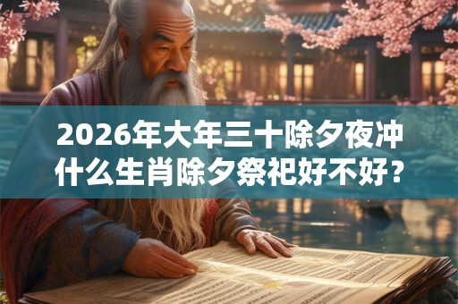 2026年大年三十除夕夜冲什么生肖除夕祭祀好不好？