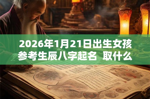 2026年1月21日出生女孩参考生辰八字起名  取什么名字比较好