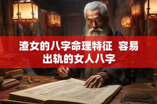 渣女的八字命理特征 容易出轨的女人八字 渣女的八字命理特征 容易出轨的女人八字