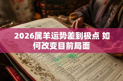 2026属羊运势差到极点 如何改变目前局面