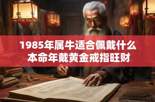 1985年属牛适合佩戴什么 本命年戴黄金戒指旺财