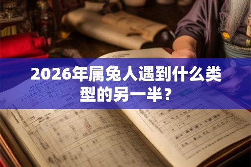 2026年属兔人遇到什么类型的另一半? 2026年属兔人遇到什么类型的另一半?