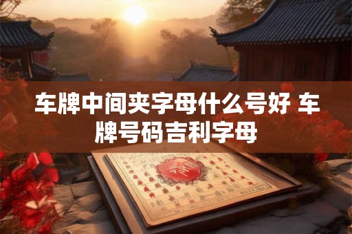 车牌中间夹字母什么号好 车牌号码吉利字母 车牌中间夹字母什么号好 车牌号码吉利字母
