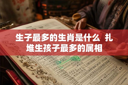 生子最多的生肖是什么  扎堆生孩子最多的属相