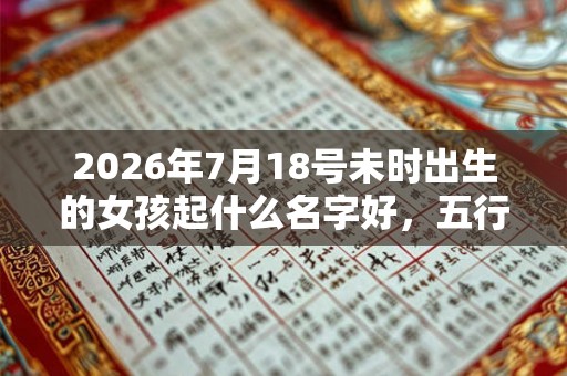 2026年7月18号未时出生的女孩起什么名字好,五行是什么? 2026年7月18号未时出生的女孩起什么名字好,五行是什么?
