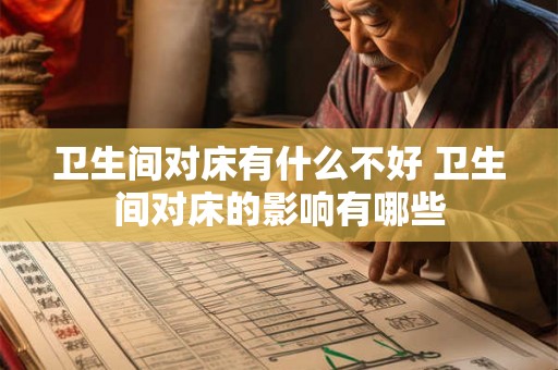 卫生间对床有什么不好 卫生间对床的影响有哪些
