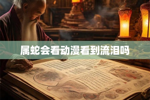 属蛇会看动漫看到流泪吗 属蛇会看动漫看到流泪吗