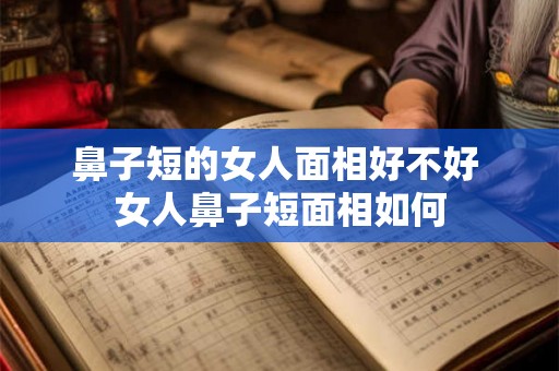 鼻子短的女人面相好不好 女人鼻子短面相如何