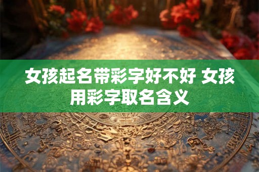 女孩起名带彩字好不好 女孩用彩字取名含义