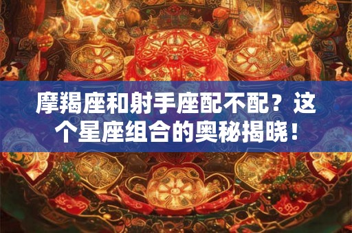 摩羯座和射手座配不配？这个星座组合的奥秘揭晓！