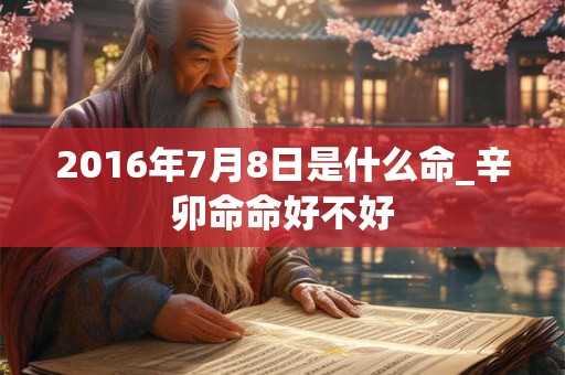 2016年7月8日是什么命_辛卯命命好不好 2016年7月8日是什么命_辛卯命命好不好