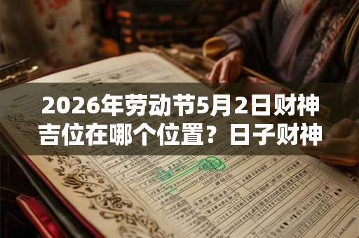 2026年劳动节5月2日财神吉位在哪个位置？日子财神方位查询！