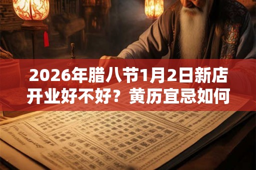 2026年腊八节1月2日新店开业好不好?黄历宜忌如何? 2026年腊八节1月2日新店开业好不好?黄历宜忌如何?