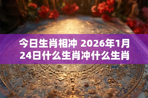 今日生肖相冲 2026年1月24日什么生肖冲什么生肖