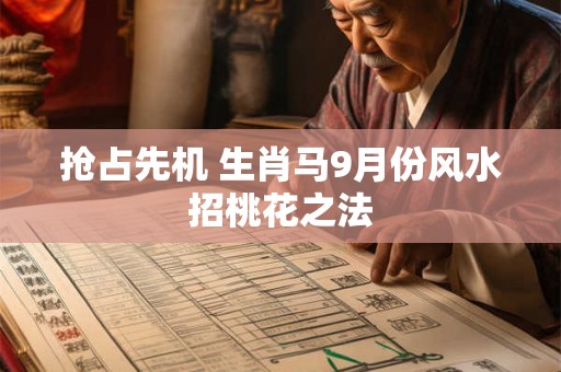 抢占先机 生肖马9月份风水招桃花之法 抢占先机 生肖马9月份风水招桃花之法