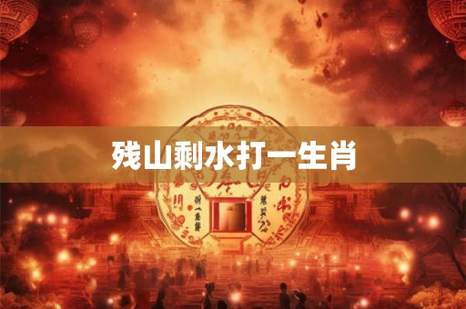 残山剩水打一生肖