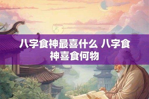 八字食神最喜什么 八字食神喜食何物